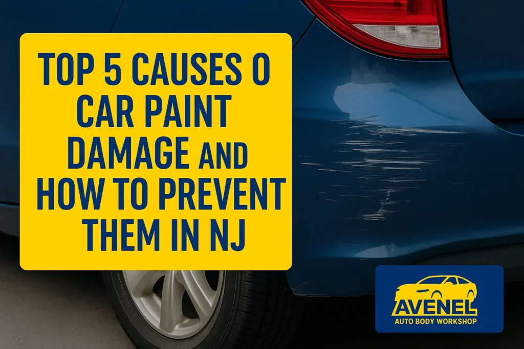Top 5 Causes of Car Paint Damage and How to Prevent Them in NJ